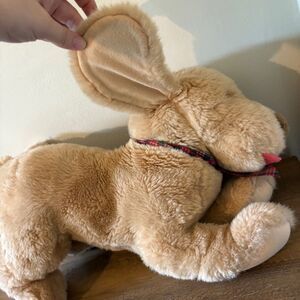 GUND Vintage 1992 Large Muttsy Tan Floppy-Eared Dog Stuffed Animal Plush Toy